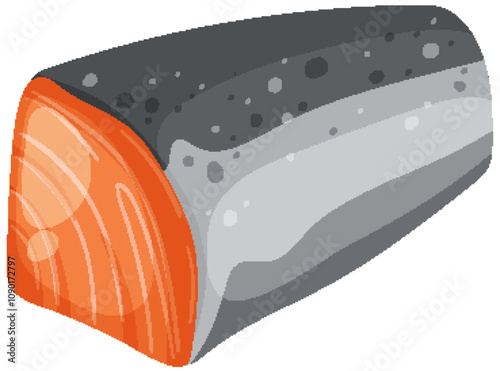 Salmon Fillet Vector Illustration