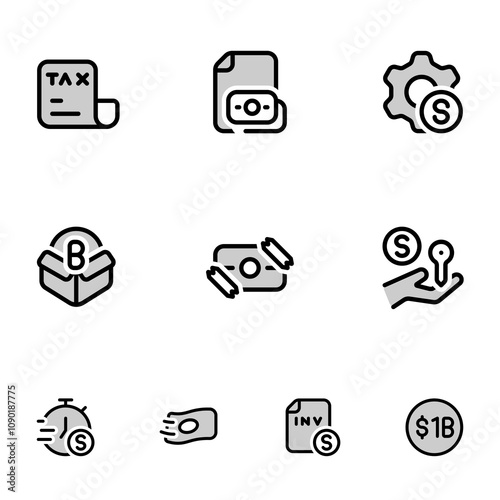 Finance Duotone Icons Set Vol.2 