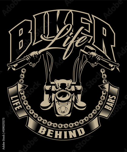 Biker life Vintage Biker Design
