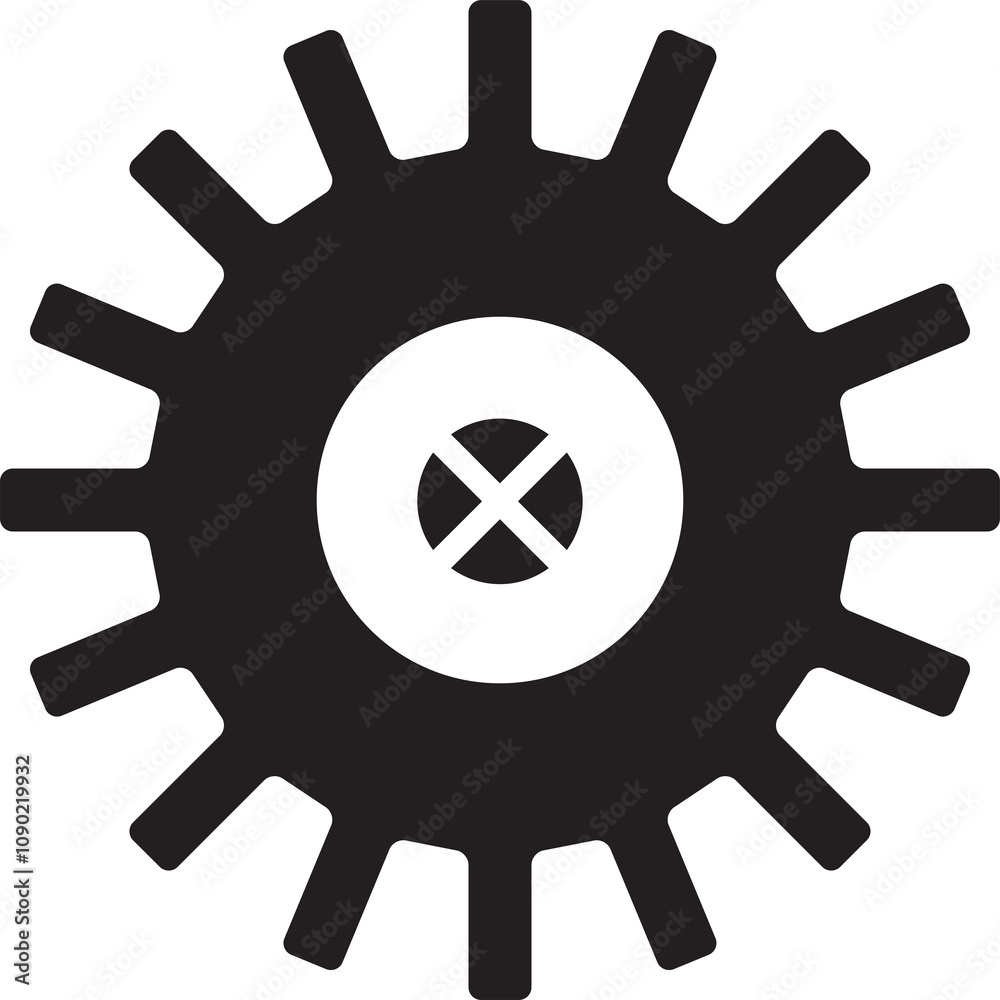 Obraz premium Gear Icon Illustration