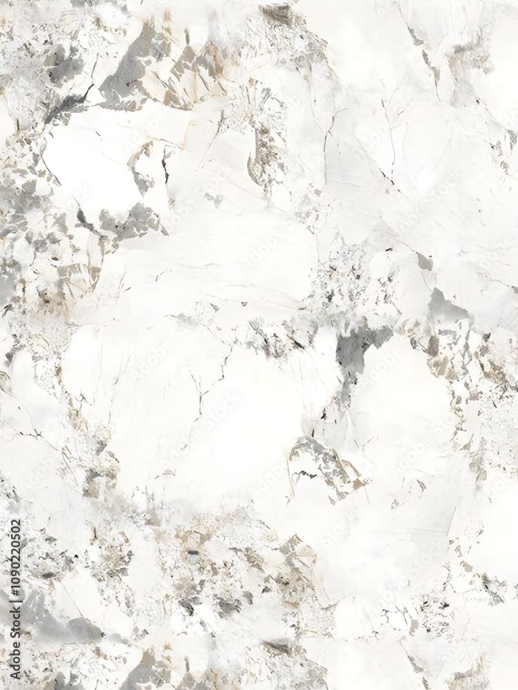 Fototapeta premium Bluish grey coloured marble texture background. A close-up image showing the intricate natural patterns of an ice or frozen surface. Repetitive ceramic tile design