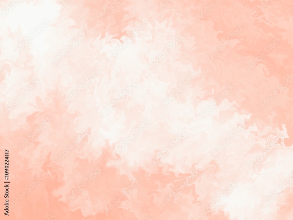 Fototapeta premium Abstract pink peach watercolor background