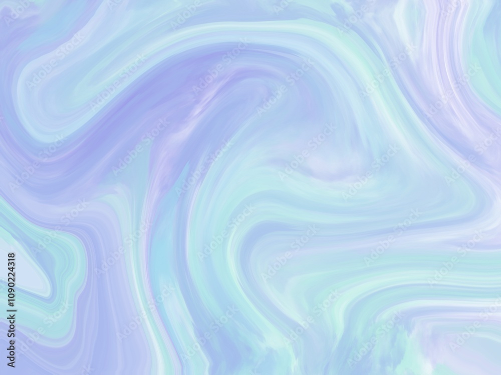 Fototapeta premium Abstract purple green mint watercolor background