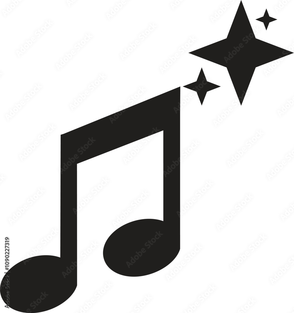Generate music by ai icon. AI music sign. Artificial intelligence creates music symbol. flat style. Generate music by ai icon. AI music sign. Artificial intelligence creates music symbol. flat style.