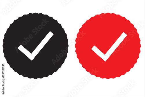 Verified Badge icon, Verified check mark, Blue tick