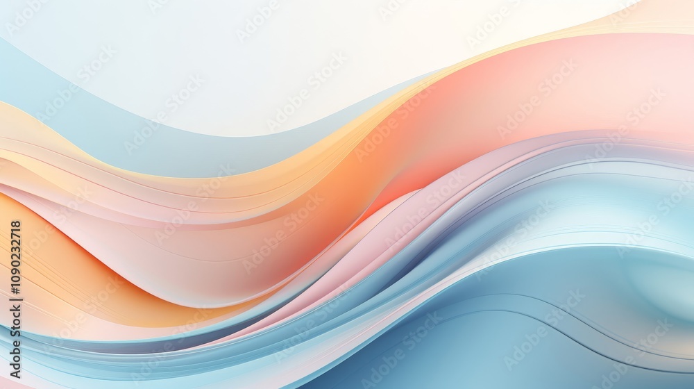 Fototapeta premium abstract colorful waves background wallpaper