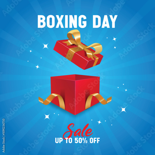 Boxing Day Sale design poster social media photo