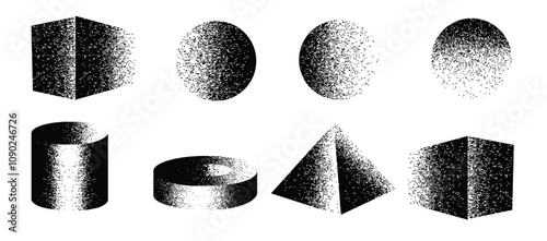 grain dot background noise gradient pattern spray vector white black sand abstract effect grainy stipple dust shape element vintage wave paint brush shadow point geometric halftone retro fade art grad