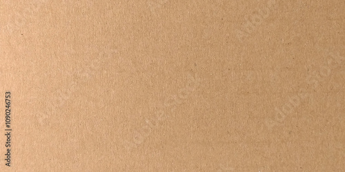 Background of brown kraft paper or cardboard texture. Abstract pattern of beige rough carton, old paper sheet, parchment or papyrus surface, vector