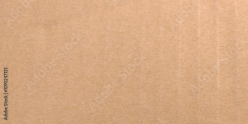 Brown recycled paper texture background. Abstract pattern of beige rough carton, old paper sheet, parchment or papyrus surface, vector