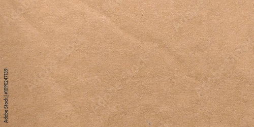 Brown recycled paper texture background. Abstract pattern of beige rough carton, old paper sheet, parchment or papyrus surface, vector