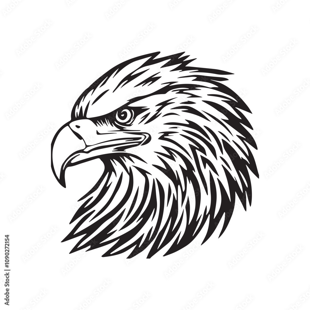 Fototapeta premium Beautiful eagle logo design