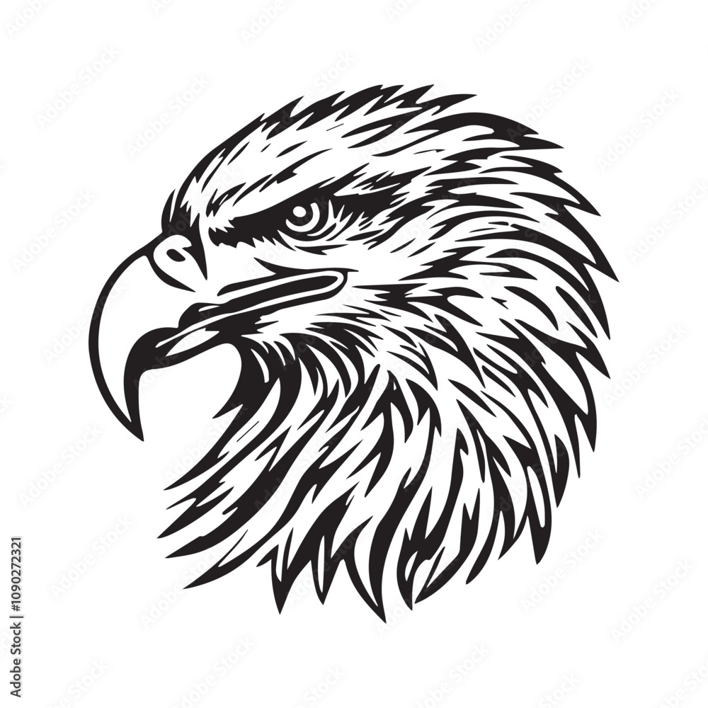 Obraz premium Beautiful eagle logo design