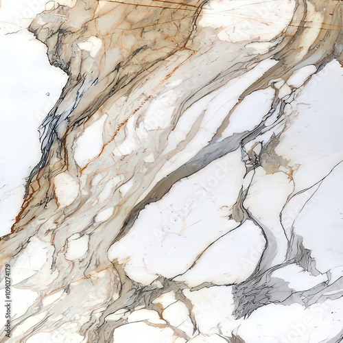 White Marble Texture Background, Natural Carrara Marble Stone Background For Interior Abstract Home Decoration Used Ceramic Wall Floor And Granite Tiles Surface.Calcutta marble stone.