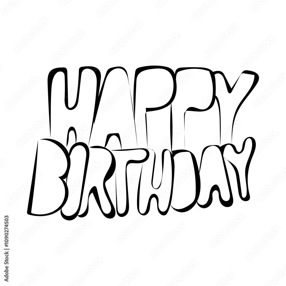 Fototapeta premium Happy Birthday 