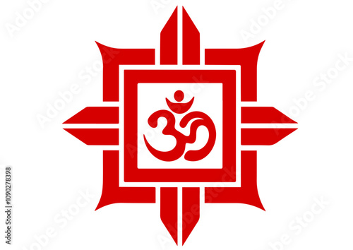  indian OM mantra symbol, indian religious symbol. swastik symbol, indian festival symbol.  stylized om, OM symbol, hindu elements abstract swastika sign, red swastik symbol, hindu religious symbols