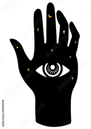 Reiki healing, energy healing, Spiritual healing logo illustration