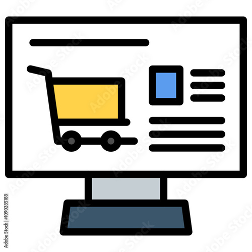 Checkout icon vector image. Can be used for Gaming Ecommerce.