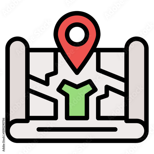 Outbreak Map icon vector image. Can be used for Infectious Diseases.