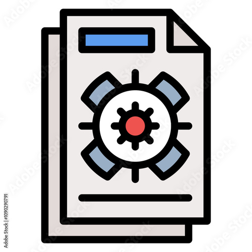 Disease Surveillance icon vector image. Can be used for Infectious Diseases.