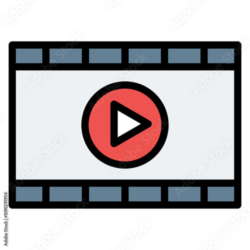 Movie icon vector image. Can be used for Friendship.