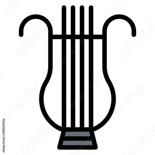 Retro icon vector image. Can be used for Instrument.