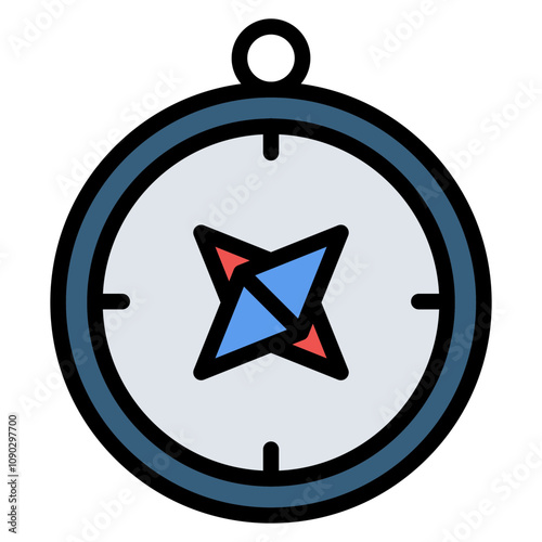 Compass icon vector image. Can be used for Shoemaker.