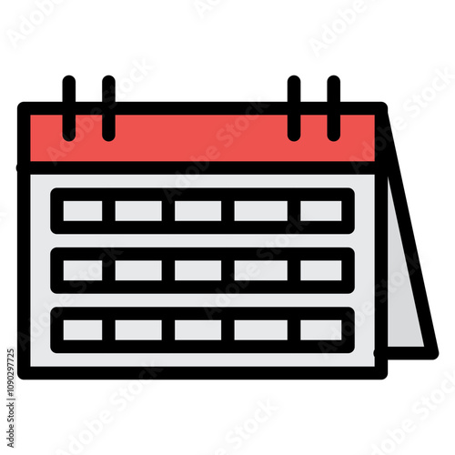 Calendar icon vector image. Can be used for Shoemaker.