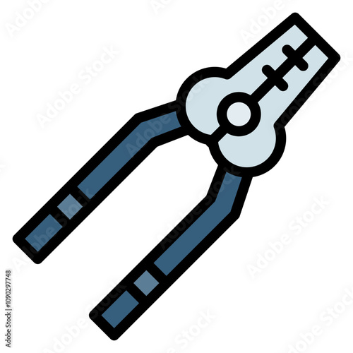 Forceps icon vector image. Can be used for Shoemaker.