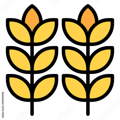 Barley icon vector image. Can be used for Oktoberfest.