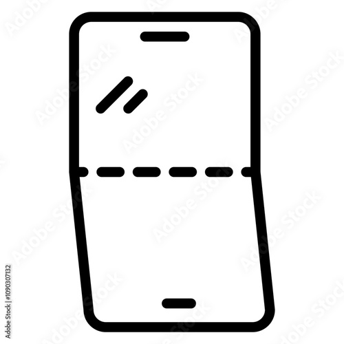 Folding Screen icon vector image. Can be used for Retro.