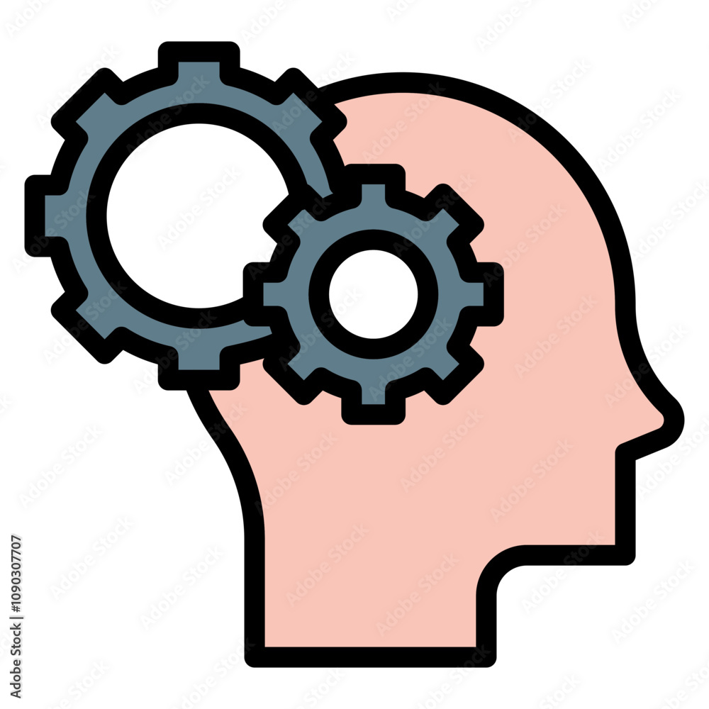 Cognitive Psychology icon vector image. Can be used for Psychology. Cognitive Psychology icon vector image. Can be used for Psychology.
