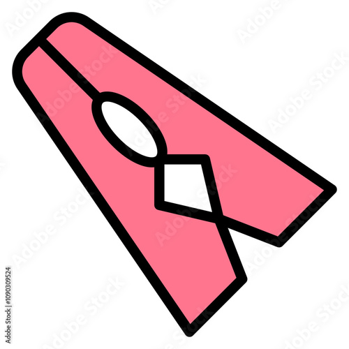 Clothes Pin icon vector image. Can be used for Laundry.