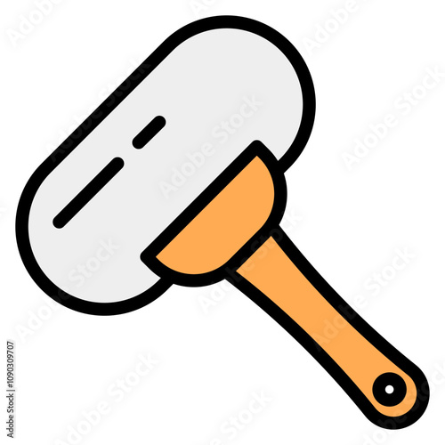 Lint Roller icon vector image. Can be used for Laundry.