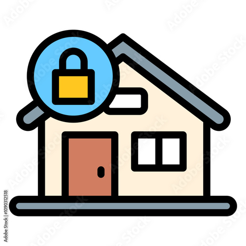 Eviction icon vector image. Can be used for Homeless.