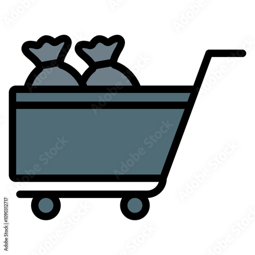 Scavenger icon vector image. Can be used for Homeless.