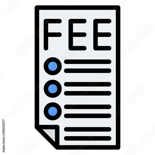 Fee Packages icon vector image. Can be used for Golf.