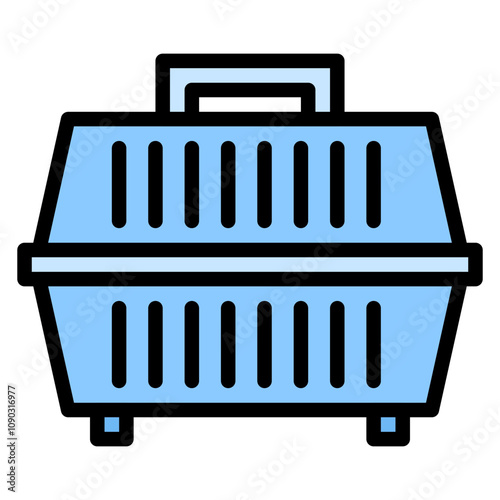 Pet Box icon vector image. Can be used for Veterinary.