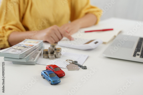 Business man signing contract making a deal with real estate agent Concept for consultant and home insurance concept