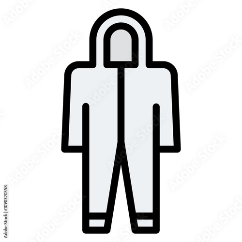 Protective Suite icon vector image. Can be used for Nursing.
