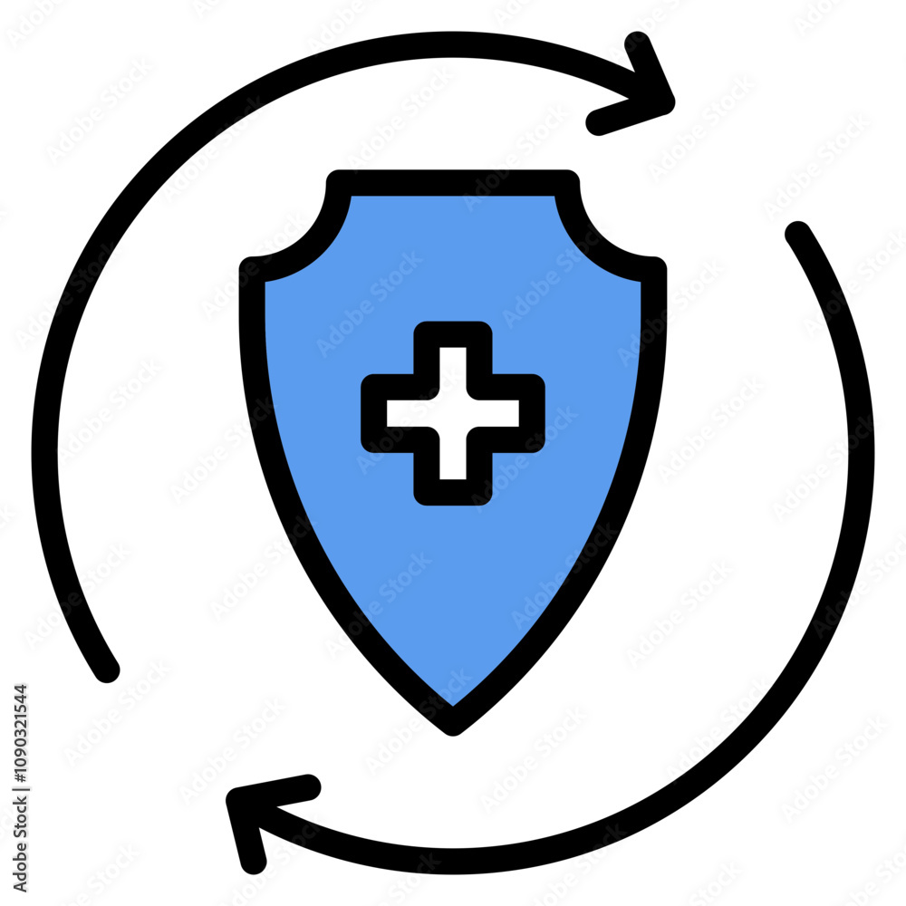 Fototapeta premium Relapse Prevention icon vector image. Can be used for Addiction.