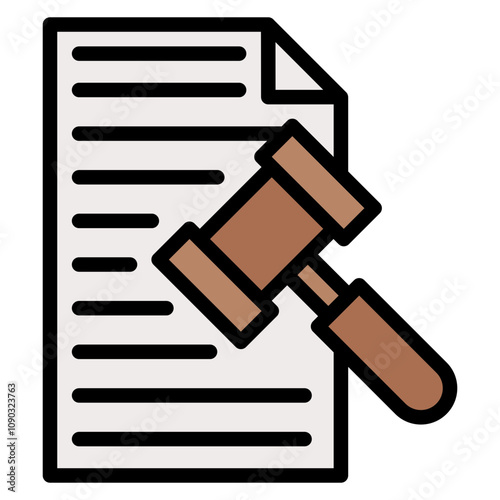 Penalty icon vector image. Can be used for Compliance And Regulation.