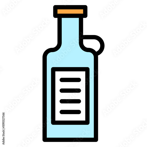 Moon Shine icon vector image. Can be used for Bar.