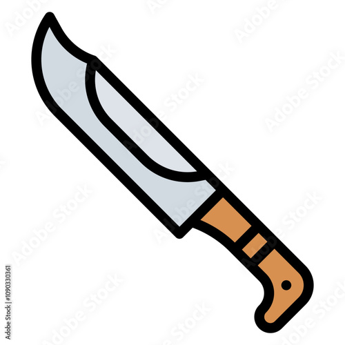 Knife icon vector image. Can be used for Crime Investigation.