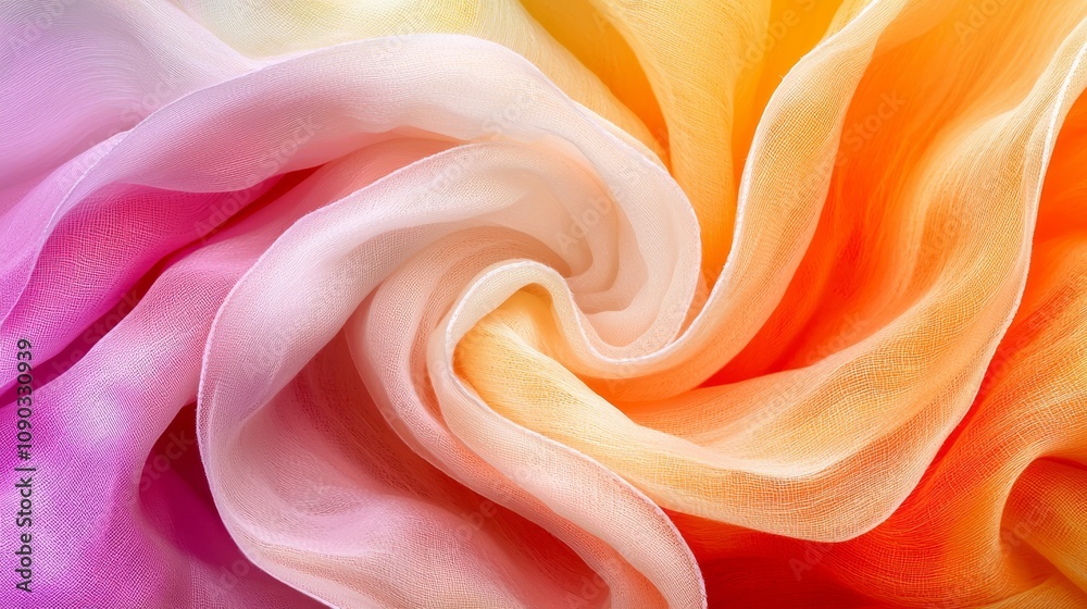 Obraz premium A close up shot of a colorful fabric background