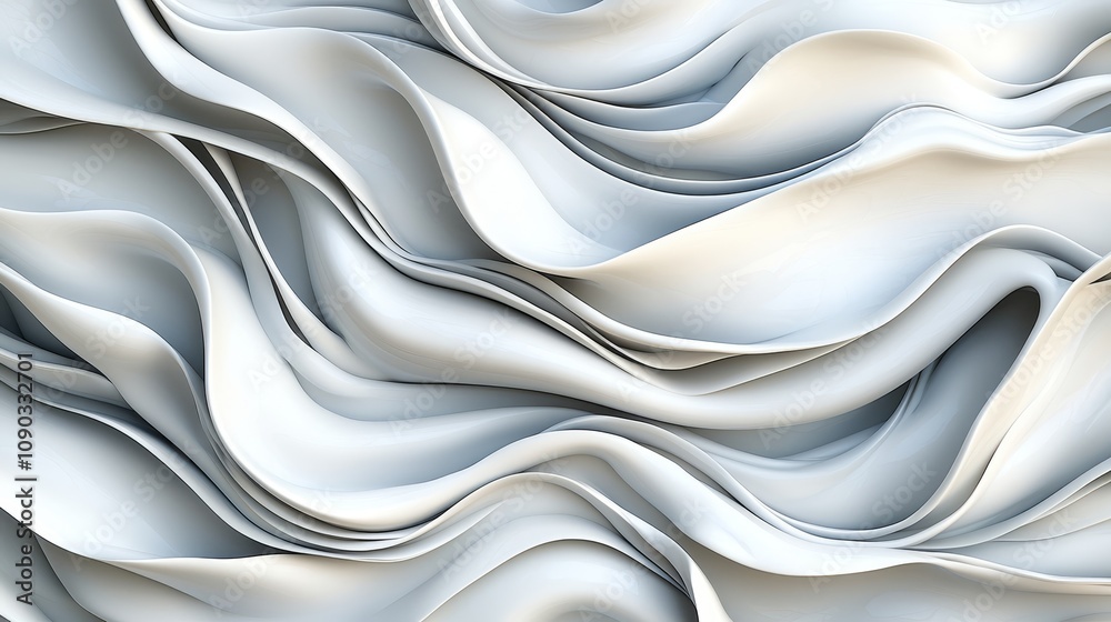 Obraz premium a close up of a white and gray abstract background