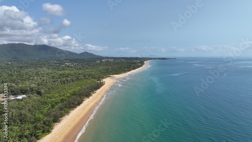 Aerial photo of Wongaling Beach Queensland Australia