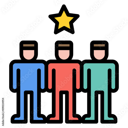 Finalist icon vector image. Can be used for Award Events.