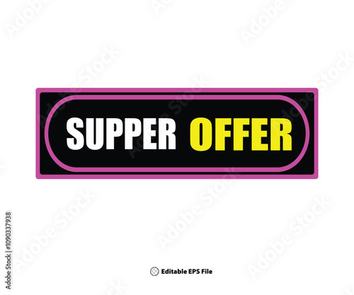 Web  supper offer best offer symbol
