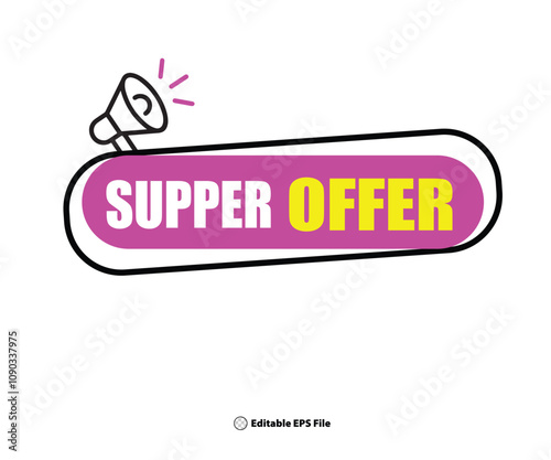 Web supper offer best offer symbol
